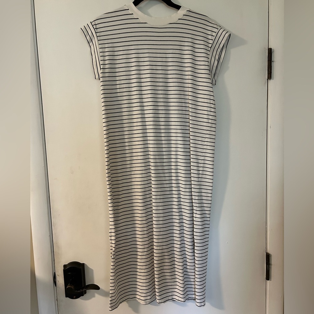 a new day Striped Maxi Dress in White and Black